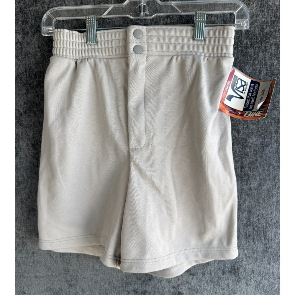 Vintage Bike L450 Women Baseball Shorts Gray NWT Made in USA Softball Medium M